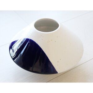 CB2 Idris blue spot vase